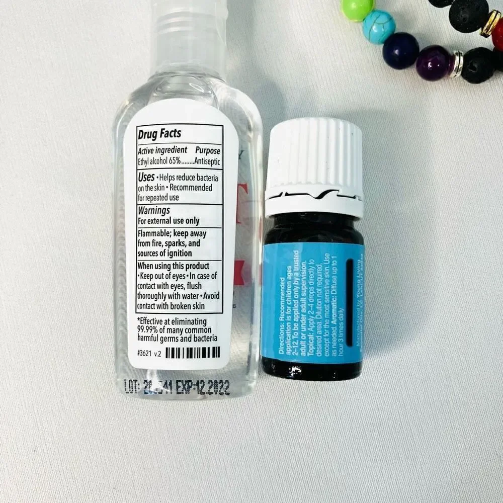 Thieves Hand Cleaner with Kidscent Essential Oil and Diffuser Bracelet Bundled